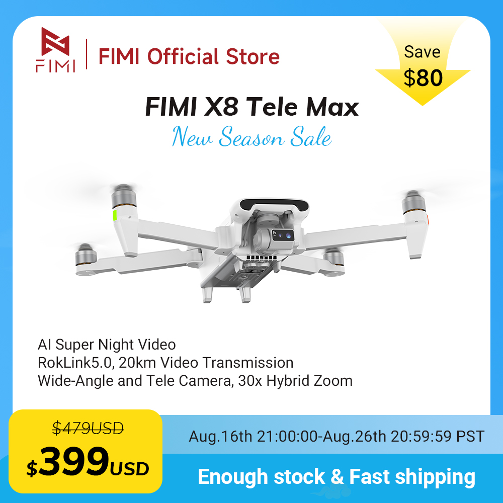 Drone Camera Wide Angle - Drone FIMI X8 Tele Max com