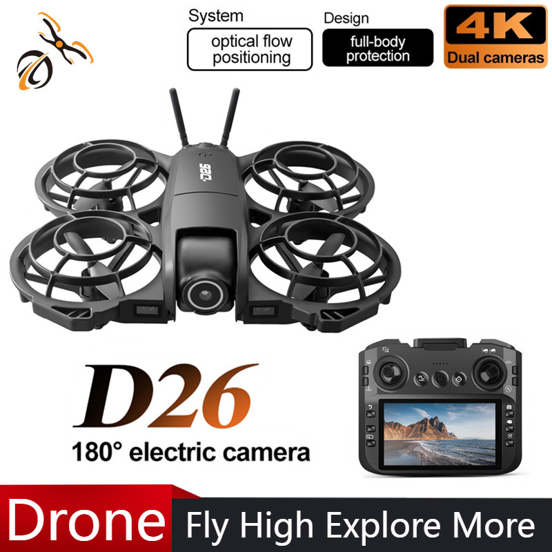 Drone D26 4K Aéreo HD 180 °    - Drone Camera Hd avaliação e preço