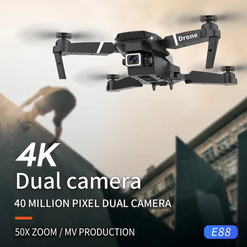 E88 probigent dobrável drone s - Drone Camera Wide Angle avaliação e preço