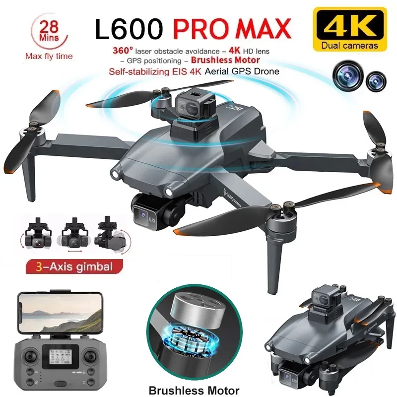 L600 pro max gps drone profiss - Drone Camera Hd avaliação e preço