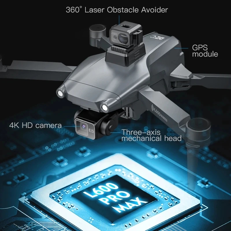 L600 pro max gps drone profiss - Drone Camera Hd avaliação e preço