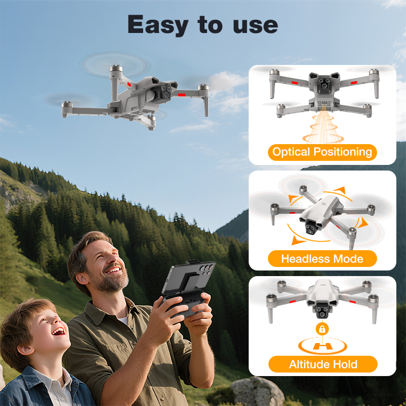NOVO Drone L017 Pro Brushless  - Drone Camera Wide Angle avaliação e preço